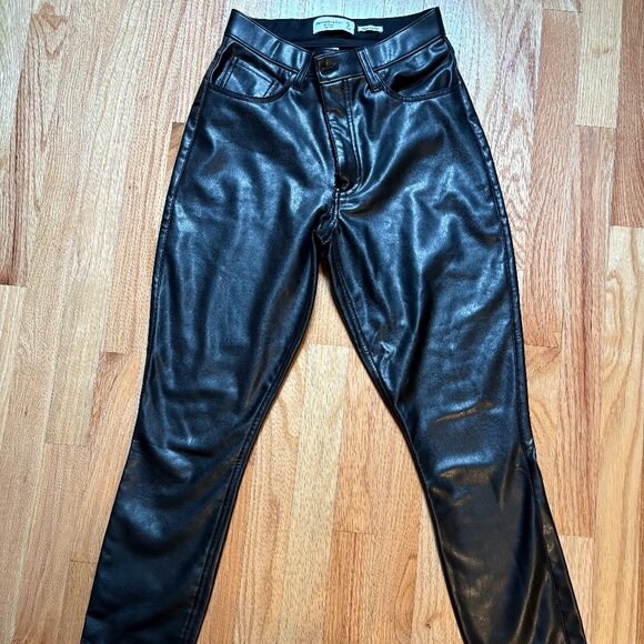 Curve Love Vegan Leather Skinny Pant - Picture 2 of 3